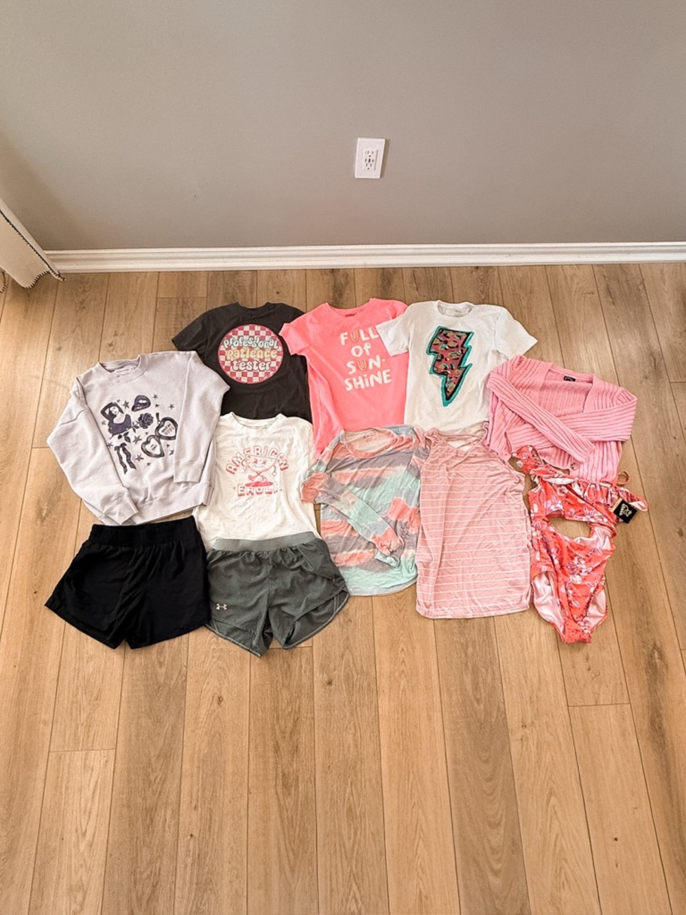 GIRLS TWEEN PREPPY AND PRETTY SPRING SUMMER CASUAL OUTFIT BUNDLE SIZE XL